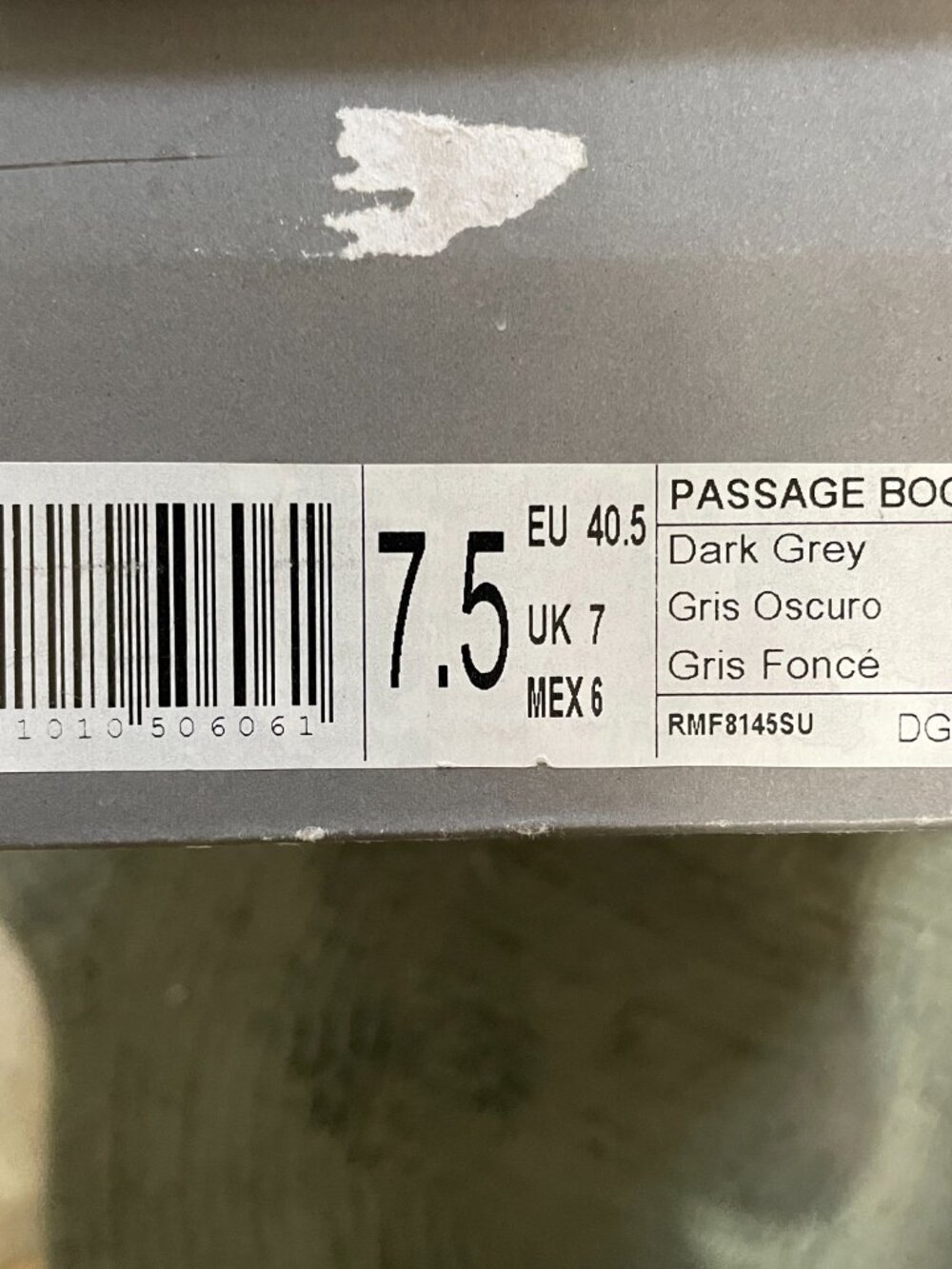 Kenneth Cole-Reaction Passage Boot Chukka Dark Grey Men 7.5 NEW - Picture 5 of 5
